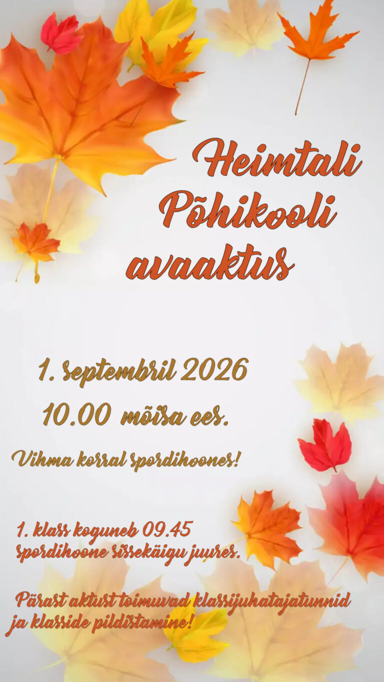 Heimtali Põhikooli avaaktus